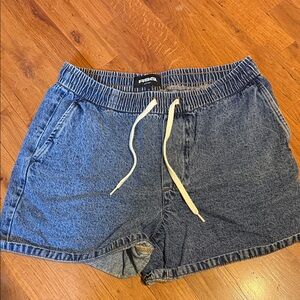 RSQ Denim Drawstring Shorts - Light Blue